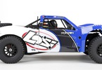 RC model auta Losi Baja Rey Trophy Truck 1:10 4WD: Boční pohled - modrá verze