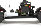 Benzínové RC auto Losi K&N DBXL 1:5: Pohled na šasi z boku