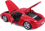 Maisto Porsche Cayman S 1:18 červená