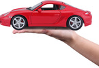 Maisto Porsche Cayman S 1:18 červená