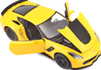 Maisto Corvette Z06 2015 1:24 žlutá