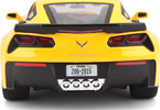Maisto Corvette Z06 2015 1:24 žlutá