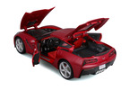 Maisto Corvette Stingray 2014 1:18 červená metalíza
