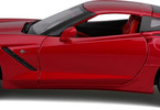 Maisto Corvette Stingray 2014 1:18 červená metalíza