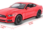 Maisto Ford Mustang GT 2015 1:18 red