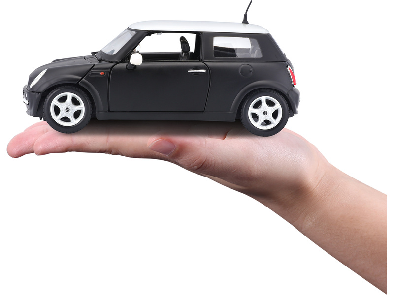Maisto Mini Cooper 1:24 black matte - collector