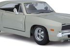 Maisto Dodge Charger R/T 1969 1:25 stříbrná
