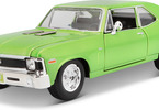 Maisto Chevrolet Nova SS 1970 1:24 světle zelená metalíza