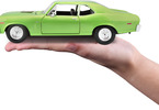 Maisto Chevrolet Nova SS 1970 1:24 světle zelená metalíza