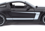 Maisto Ford Mustang Boss 302 1:24 černá matná
