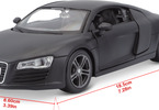 Maisto Audi R8 1:24 matt black