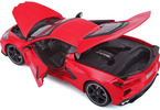 Maisto Chevrolet Corvette Stingray 2020 1:18 červená