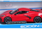 Maisto Chevrolet Corvette Stingray 2020 1:18 červená