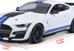 Maisto Mustang Shelby GT500 2020 1:18 bílá