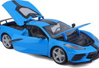 Maisto Chevrolet Corvette Stingray Coupe 2020 1:18 modrá
