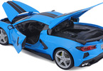 Maisto Chevrolet Corvette Stingray Coupe 2020 1:18 modrá