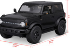 Maisto Ford Bronco Wildtrak 2021 1:18 metallic black