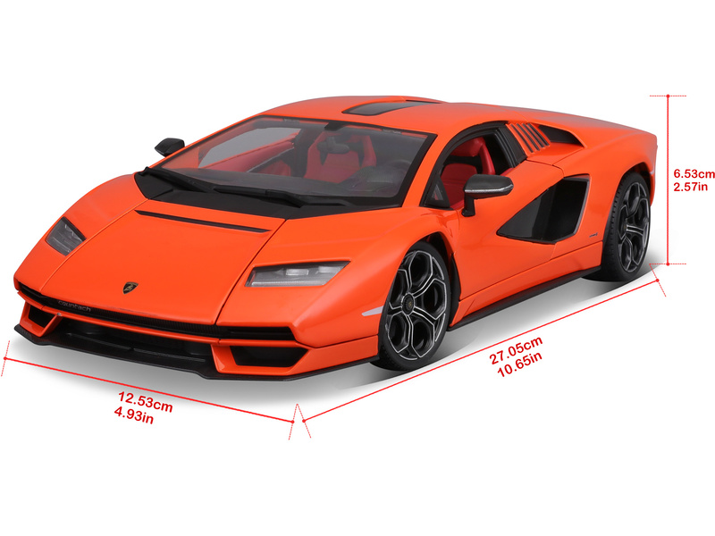 Maisto Lamborghini Countach LPI 800 4 1 18 orange collector s car model MA 31459 Astra