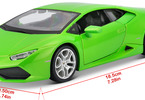 Maisto Lamborghini Huracán Coupé 1:24 perlově zelená