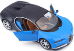 Maisto Bugatti Chiron 1:24 modrá