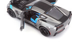 Maisto Corvette Grand Sport 2017 1:24 šedá metalíza