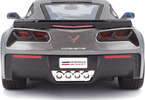 Maisto Corvette Grand Sport 2017 1:24 šedá metalíza