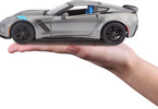 Maisto Corvette Grand Sport 2017 1:24 šedá metalíza