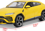 Maisto Lamborghini Urus 1:24 žlutá