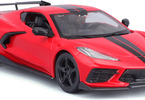 Maisto Chevrolet Corvette Stingray Coupe 2021 1:24 červená