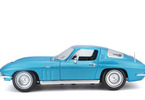 Maisto Chevrolet Corvette 1965 1:18 světle modrá metalíza