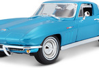 Maisto Chevrolet Corvette 1965 1:18 světle modrá metalíza