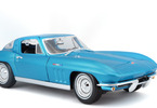 Maisto Chevrolet Corvette 1965 1:18 světle modrá metalíza