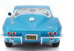 Maisto Chevrolet Corvette 1965 1:18 světle modrá metalíza