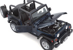Maisto Jeep Wrangler Rubicon 1:18 modrá metalíza
