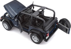Maisto Jeep Wrangler Rubicon 1:18 modrá metalíza