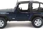 Maisto Jeep Wrangler Rubicon 1:18 modrá metalíza