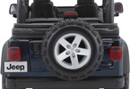 Maisto Jeep Wrangler Rubicon 1:18 modrá metalíza