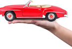 Maisto Mercedes-Benz 190SL 1955 1:18 červená