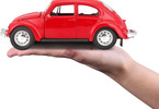 Maisto Volkswagen Beetle 1:24 červená