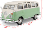 Maisto Volkswagen Van Samba 1:25 zeleno/krémová