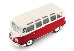 Maisto Volkswagen Van Samba 1:25 bílo/červená