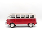 Maisto Volkswagen Van Samba 1:25 bílo/červená