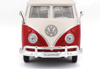 Maisto Volkswagen Van Samba 1:25 bílo/červená