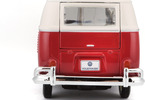 Maisto Volkswagen Van Samba 1:25 bílo/červená