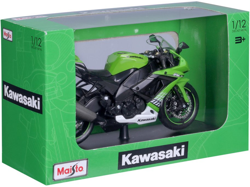 まな Maisto Kawasaki Ninja ZX-10R 1:12 w/ stand (MA-32709) | Astra