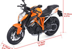 Maisto KTM 1290 Super Duke R 1:12 se stojánkem