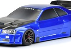 PROTOform Body 1/7 2002 Nissan Skyline GT-R R34 Blue: Infraction 6S