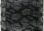 Pro-Line Wheels 1.9", Hyrax Predator Tires, Impulse H12 Black/Silver Wheels (2)