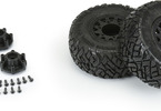 Pro-Line Wheels 2.2/3.0", Icon M2 SC Tires, Raid H12 Black Wheels (2)