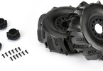 Pro-Line 1/7 Dumont Sand/Snow F/R Tires MTD 17mm Black Raid (2): Mojave/UDR